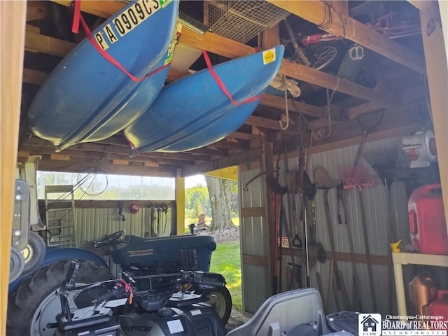 355 New Buffalo Rd, French Creek, NY 14724 - view of garage