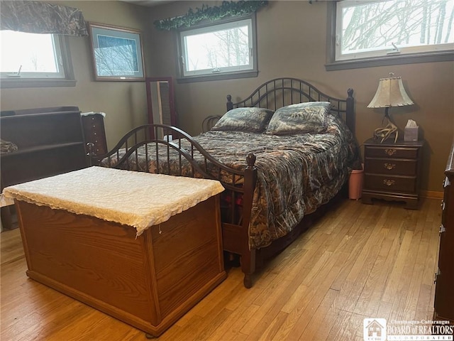 355 New Buffalo Rd, French Creek, NY 14724 - bedroom featuring light wood-style flooring and multiple windows