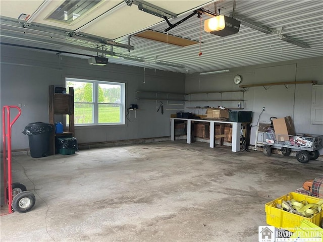 355 New Buffalo Rd, French Creek, NY 14724 - garage featuring a garage door opener