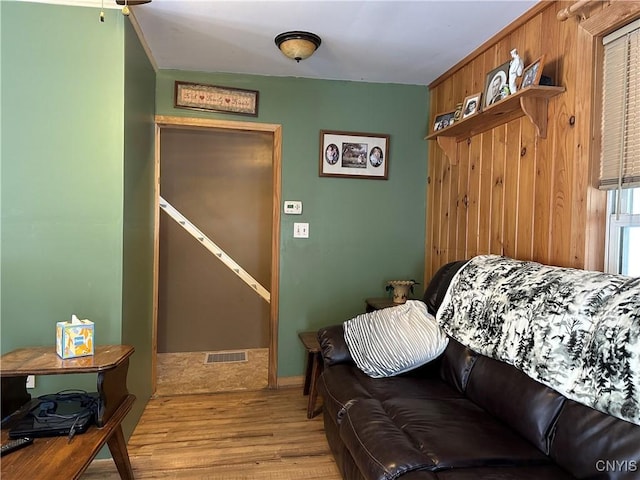 57 Liberty St, Adams, NY 13605 - bedroom with wood finished floors and visible vents