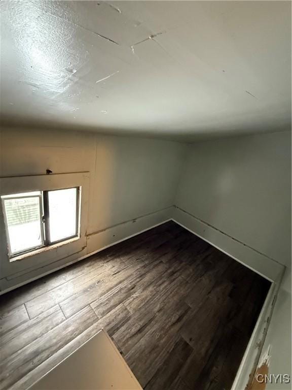 unfurnished room featuring wood-type flooring