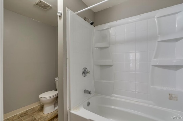 bathroom with  shower combination and toilet