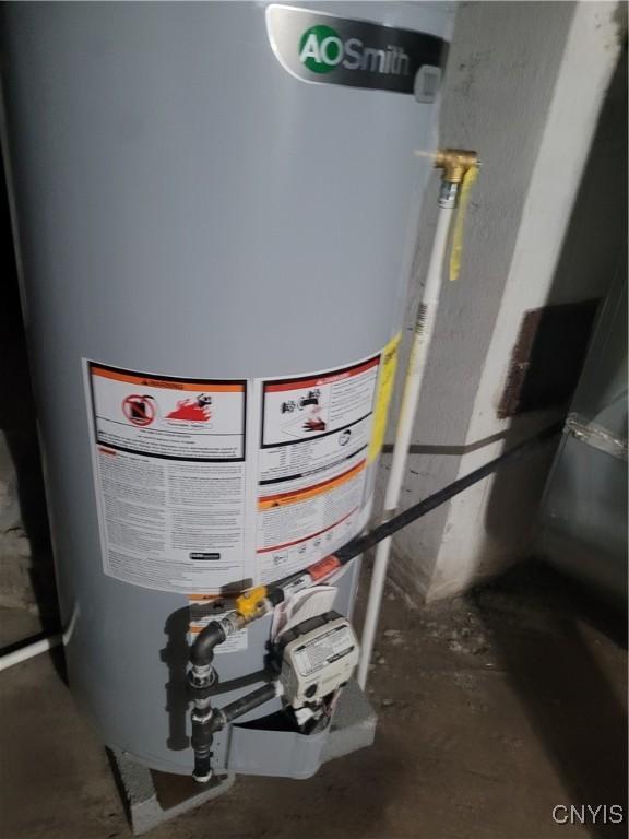 utilities featuring water heater