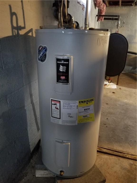 utilities featuring water heater