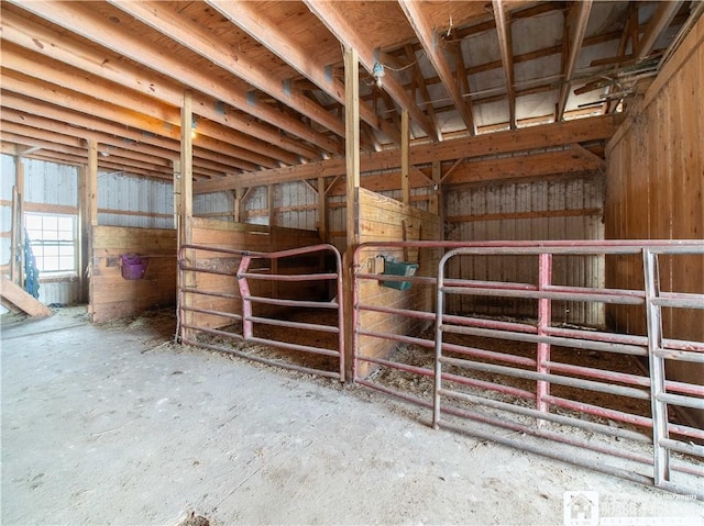 view of horse barn