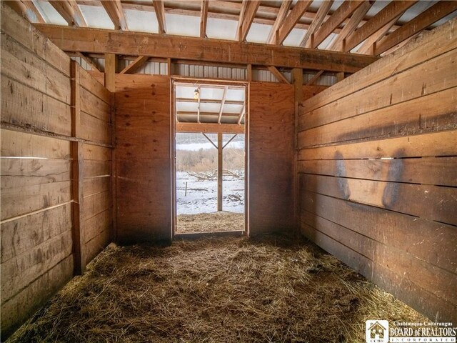 view of stable