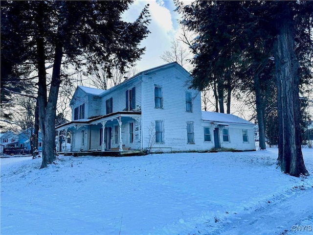 view of front of property