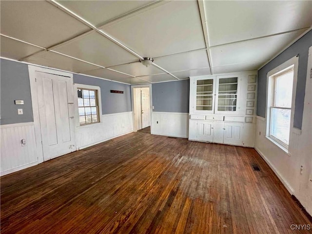 interior space featuring hardwood / wood-style flooring