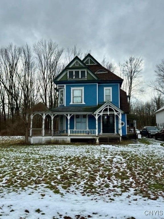 view of front of house with a porch