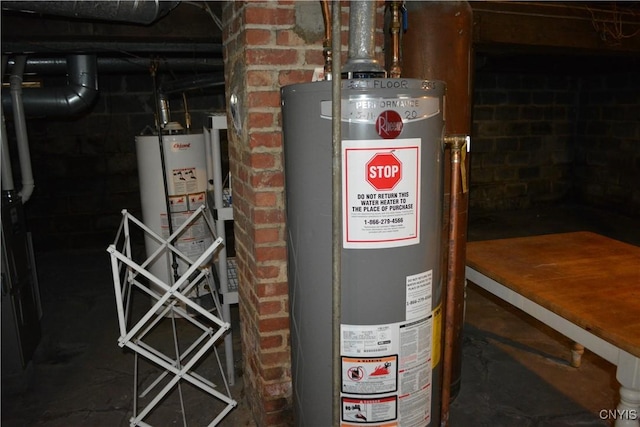 utilities with water heater