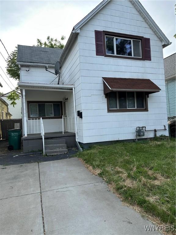 580 S Ogden St, Buffalo, NY 14206 - view of front of home featuring covered porch