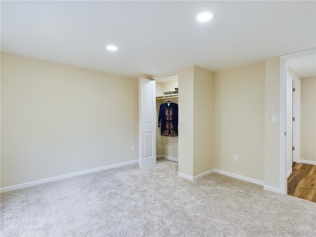 empty room with light carpet