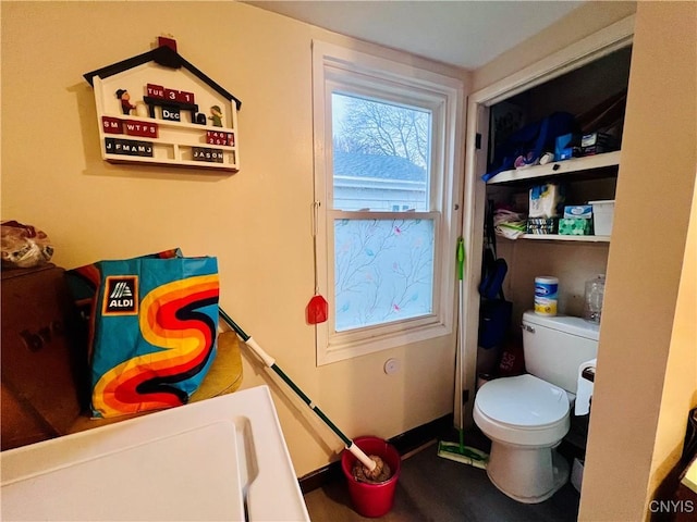 bathroom with toilet