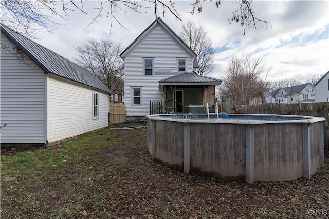 view of rear view of property