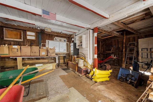 view of storage room