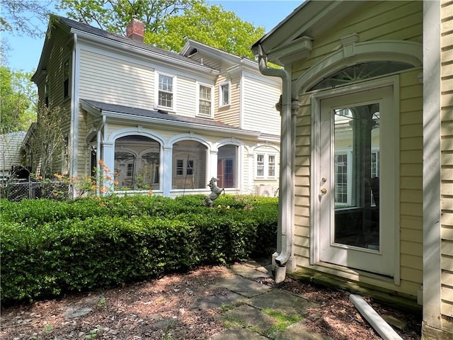 1470 State Route 19, Middlebury, NY 14591 - property entrance featuring a chimney