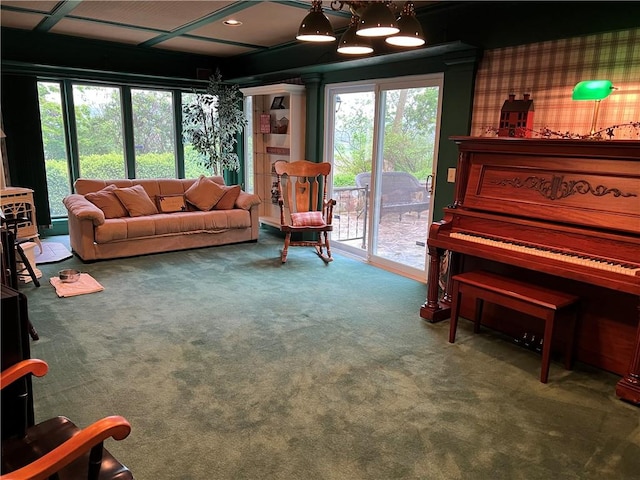1470 State Route 19, Middlebury, NY 14591 - living room with carpet flooring and healthy amount of natural light