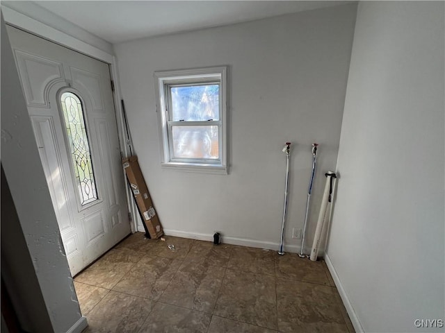 view of tiled entryway