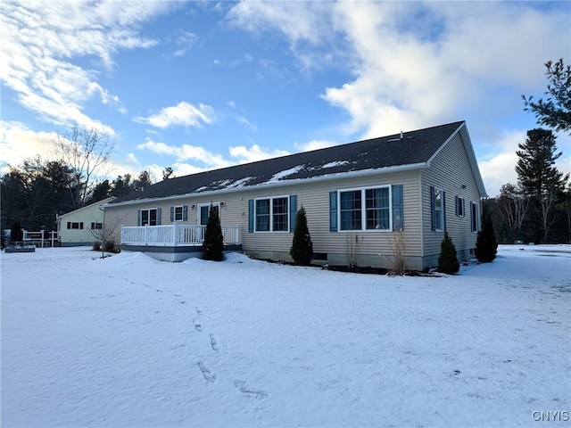 view of ranch-style house