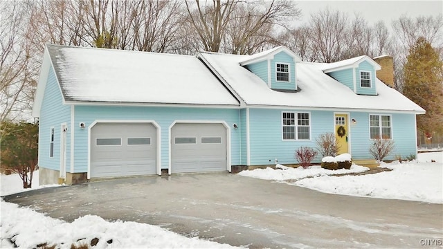 view of cape cod home