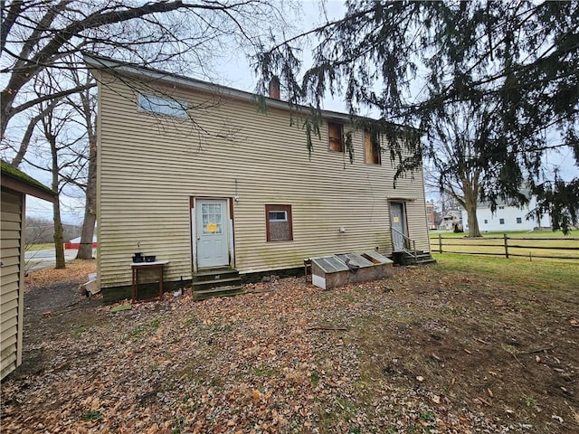 view of rear view of house