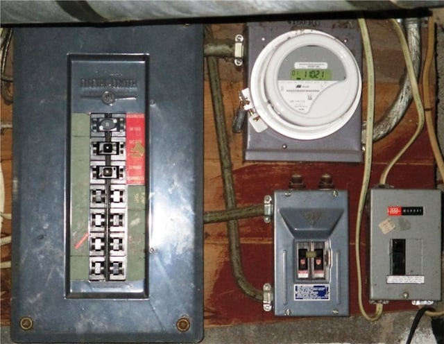 utility room featuring electric panel