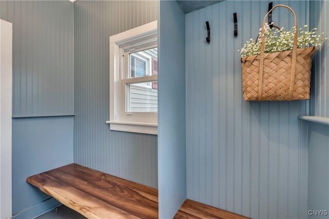 view of mudroom