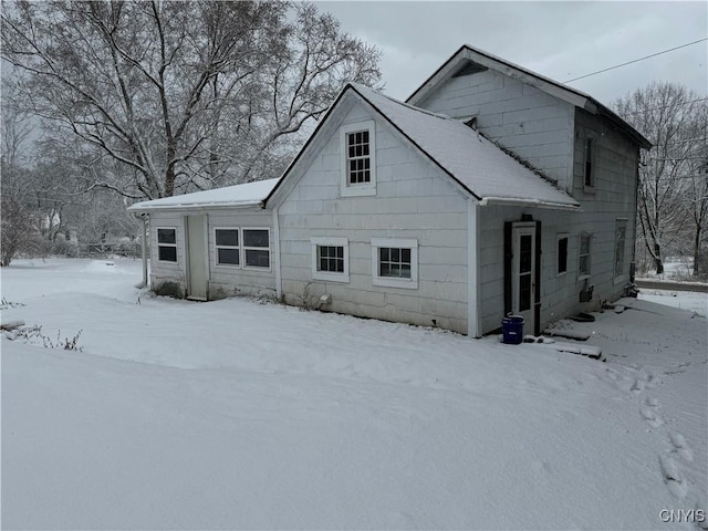 3351 State Route 12b, Kirkland, NY 13323 - view of snow covered rear of property