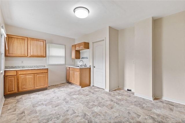 kitchen featuring sink