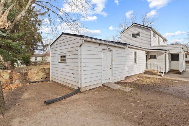 view of outbuilding