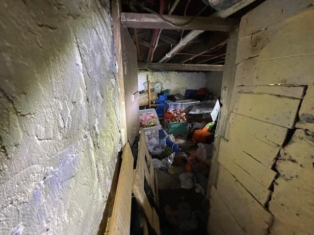 view of basement