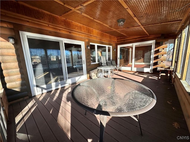 view of deck