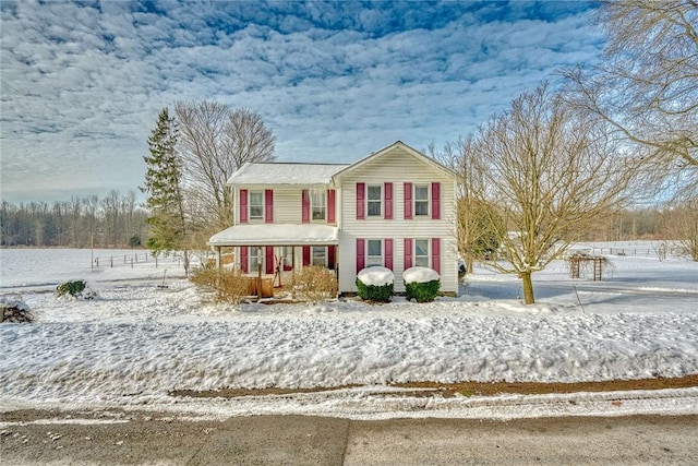 view of front of house featuring a porch