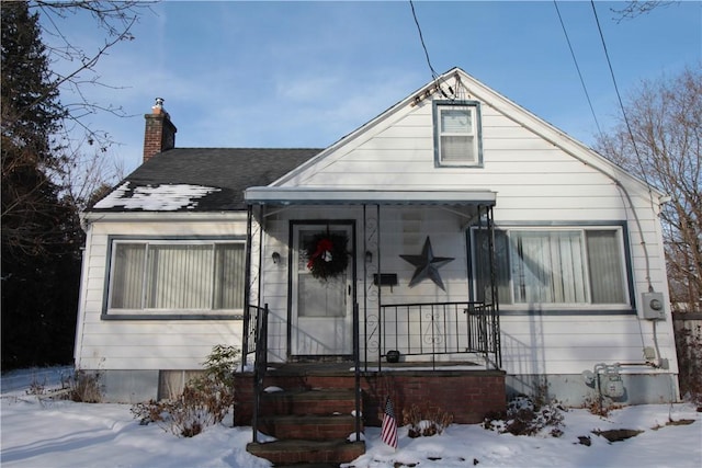 view of bungalow-style house