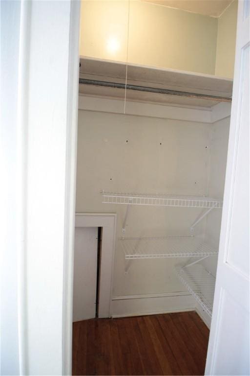 view of closet