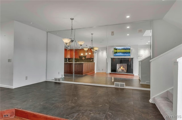 view of unfurnished living room