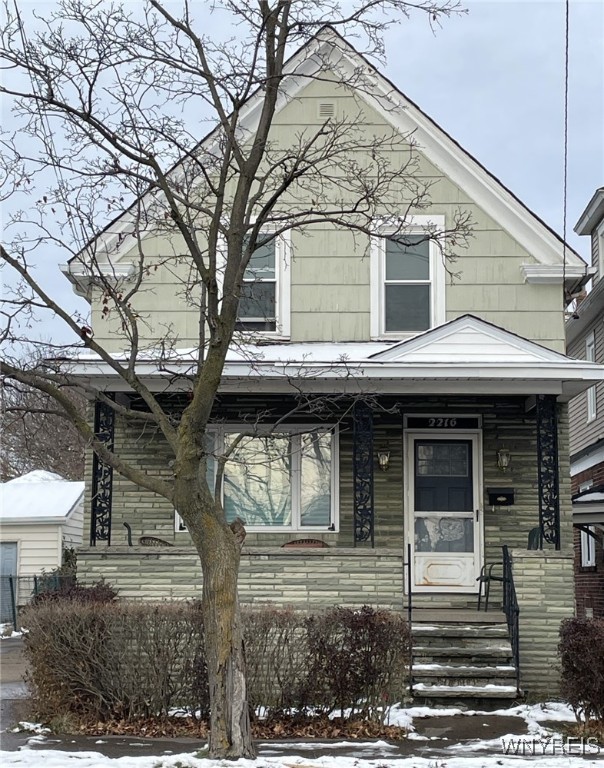 view of bungalow-style home