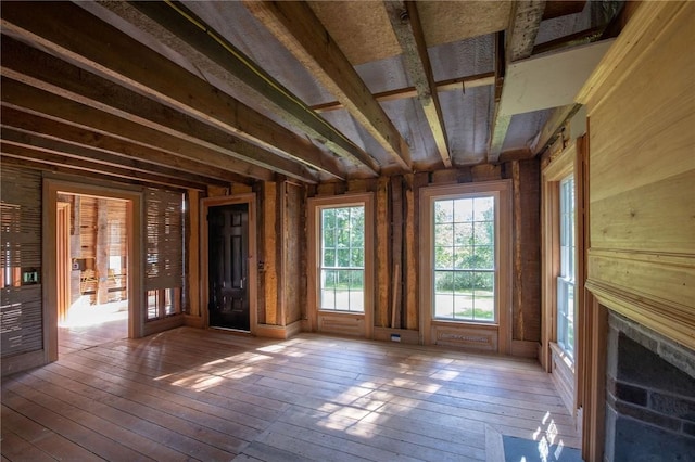 misc room featuring hardwood / wood-style flooring