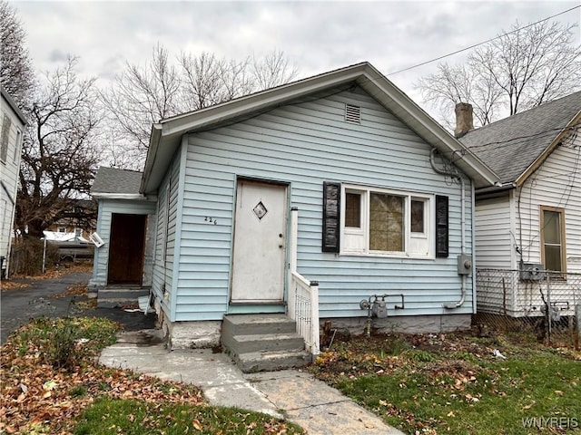 view of bungalow-style house