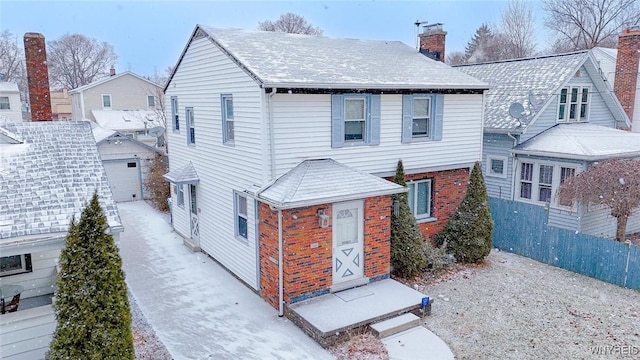 view of front of home