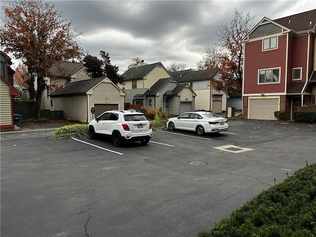 view of vehicle parking