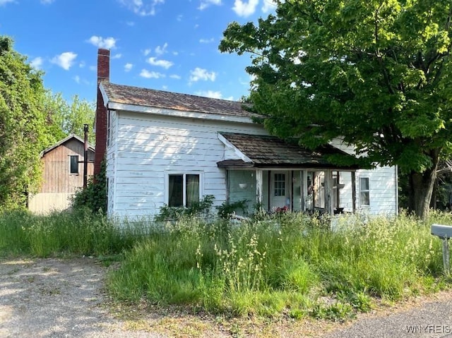 view of front of home