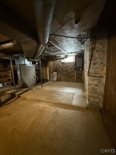 view of basement