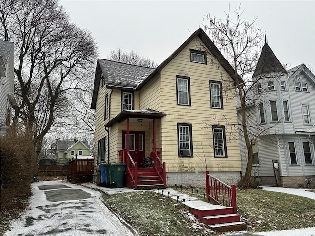 view of victorian house