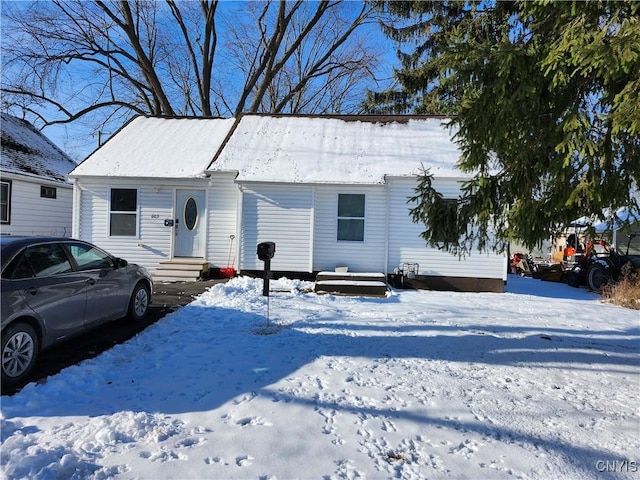 view of front of house