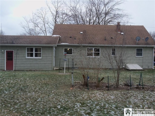 view of rear view of house