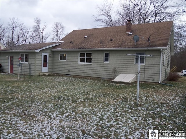 view of rear view of house