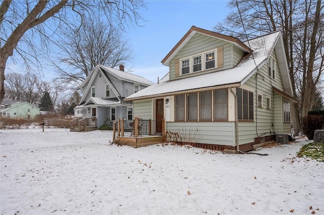 view of bungalow-style home