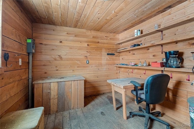 view of sauna / steam room