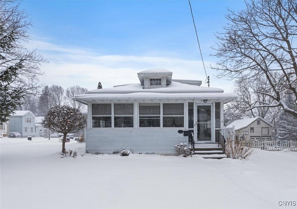 view of bungalow-style house